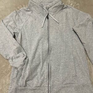 Champion Women's Light Gray Full-Zip Jacket